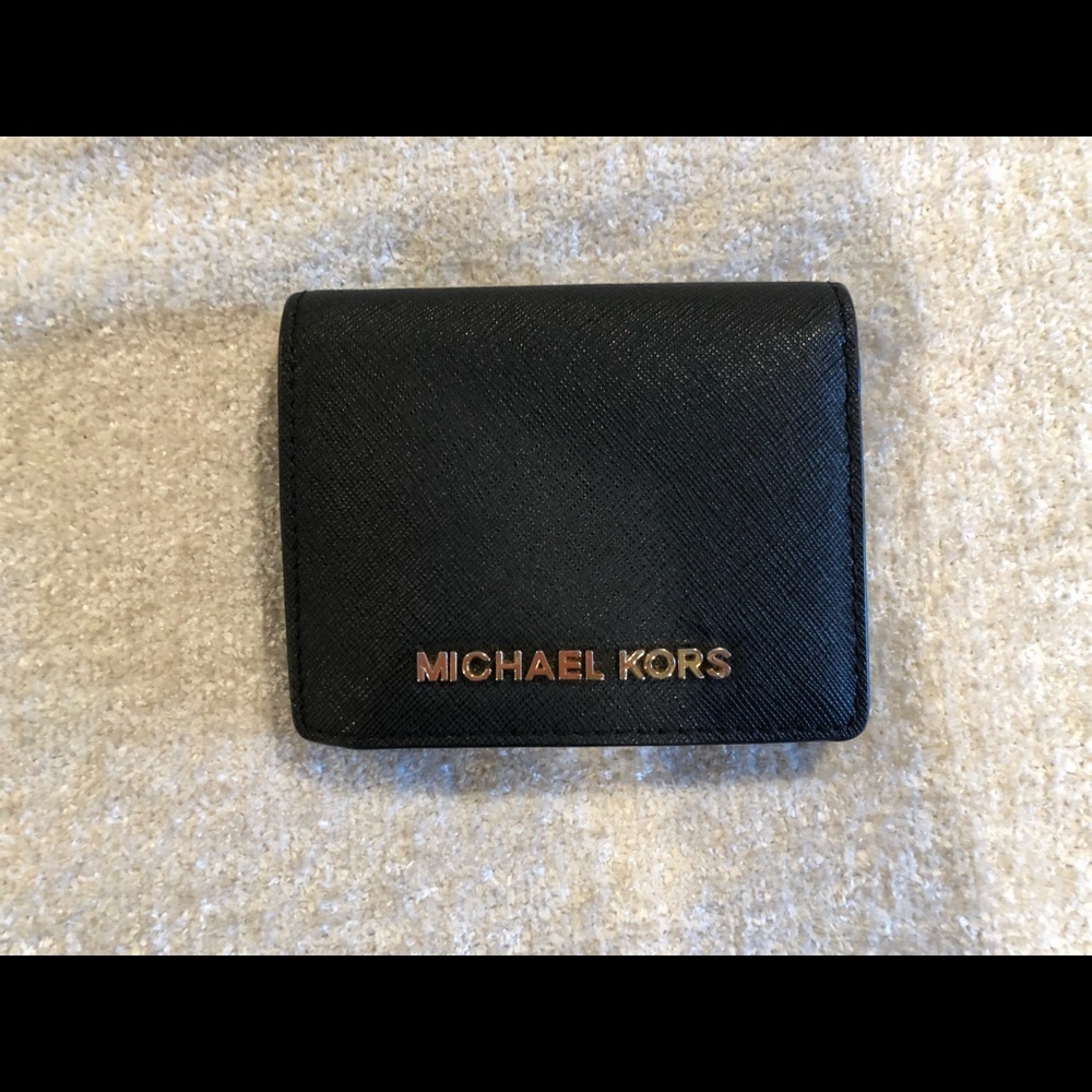 Mini Michael Kors wallet in black